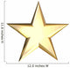Gold Star Wall Decal