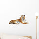 Tiger with clipping path on white background 
