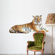 Resting Photo-Realistic Tiger Wall Decal
