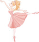 Dancing ballerina Wall Decal