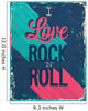 I Love Rock and Roll Vector Illustration 