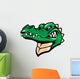 crocodille head mascot Wall Decal