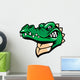 crocodille head mascot Wall Decal