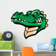 crocodille head mascot Wall Decal