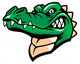 crocodille head mascot Wall Decal