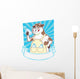 cow holding a bottle Wall Decal
