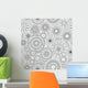 Abstract Geometric Filigree Seamless Wall Decal