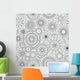 Abstract Geometric Filigree Seamless Wall Decal
