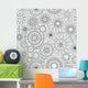 Abstract Geometric Filigree Seamless Wall Decal