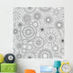 Abstract Geometric Filigree Seamless Wall Decal
