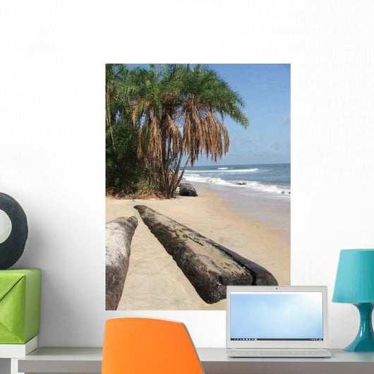 Plage Ile Denis Wall Decal