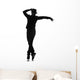 male dancer silhouette Wall Decal