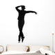 male dancer silhouette Wall Decal