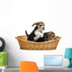 Two Beagle puppies Wall Decal