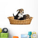 Two Beagle puppies Wall Decal