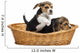 Two Beagle puppies Wall Decal