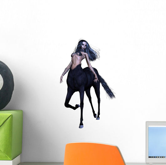 Female Gothic Centaur Wall Decal