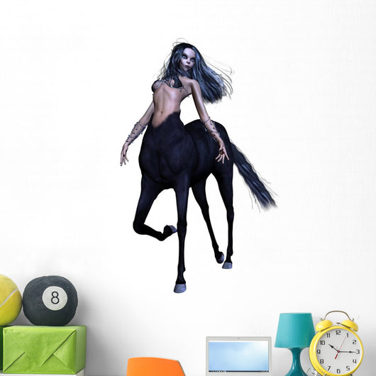 Female Gothic Centaur Wall Decal