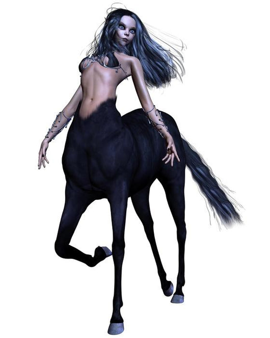 Female Gothic Centaur Wall Decal