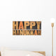 Happy Hanukkah Decoration Wall Decal