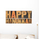 Happy Hanukkah Decoration Wall Decal