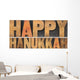 Happy Hanukkah Decoration Wall Decal
