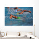 swimmers Wall Mural