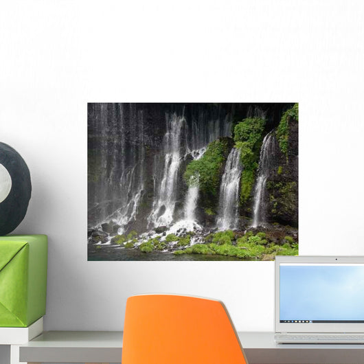 Japanese Waterfall Wall Decal