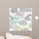 Clouds Seamless Pattern Wall Decal Design 1