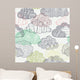 Clouds Seamless Pattern Wall Decal Design 1