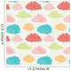 Clouds seamless pattern Wall Mural