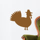 Isolated Turkey. Vector eps8/clip art Wall Decal