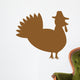 Isolated Turkey. Vector eps8/clip art Wall Decal