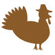 Isolated Turkey. Vector eps8/clip art Wall Decal
