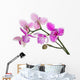 three petals orchids on branch Wall Decal