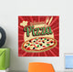 Delicious pizza vintage poster 