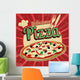 Delicious pizza vintage poster 