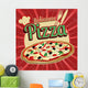 Delicious pizza vintage poster 