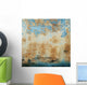 shabby paint and plaster cracks Wall Mural