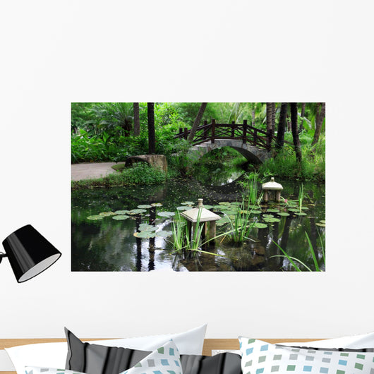 classic chinese garden, China Wall Mural