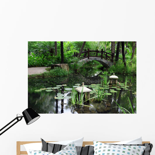 classic chinese garden, China Wall Mural