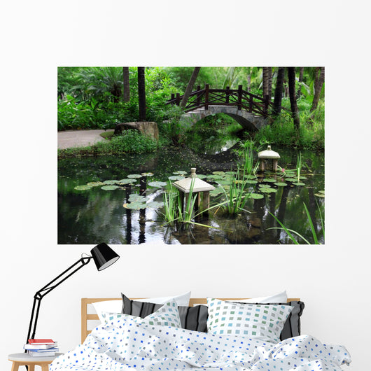 classic chinese garden, China Wall Mural