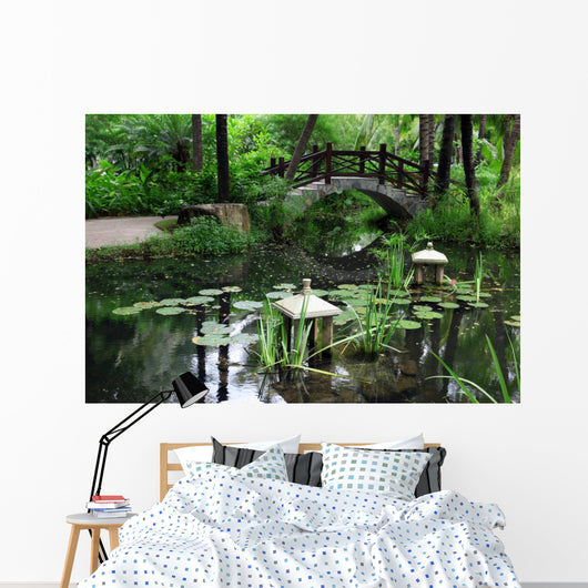 classic chinese garden, China Wall Mural