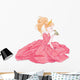 Princess Kissing Frog Wall Decal