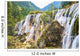 beautiful pearls beach waterfall in autumn 