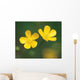 Two Flower Wall Mural