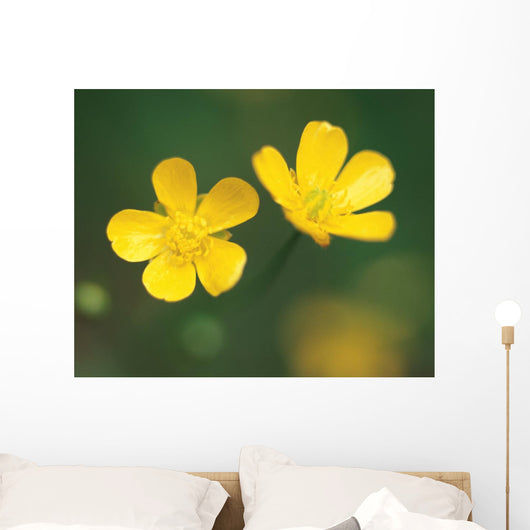 Two Flower Wall Mural