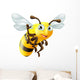 Cartoon Bee Waving Wall Decal
