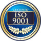 ISO 9001 Certified Blue Emblem Wall Decal