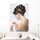 Elegance. Chic. Beautiful Brunette with Classy Hairstyle. Luxury 